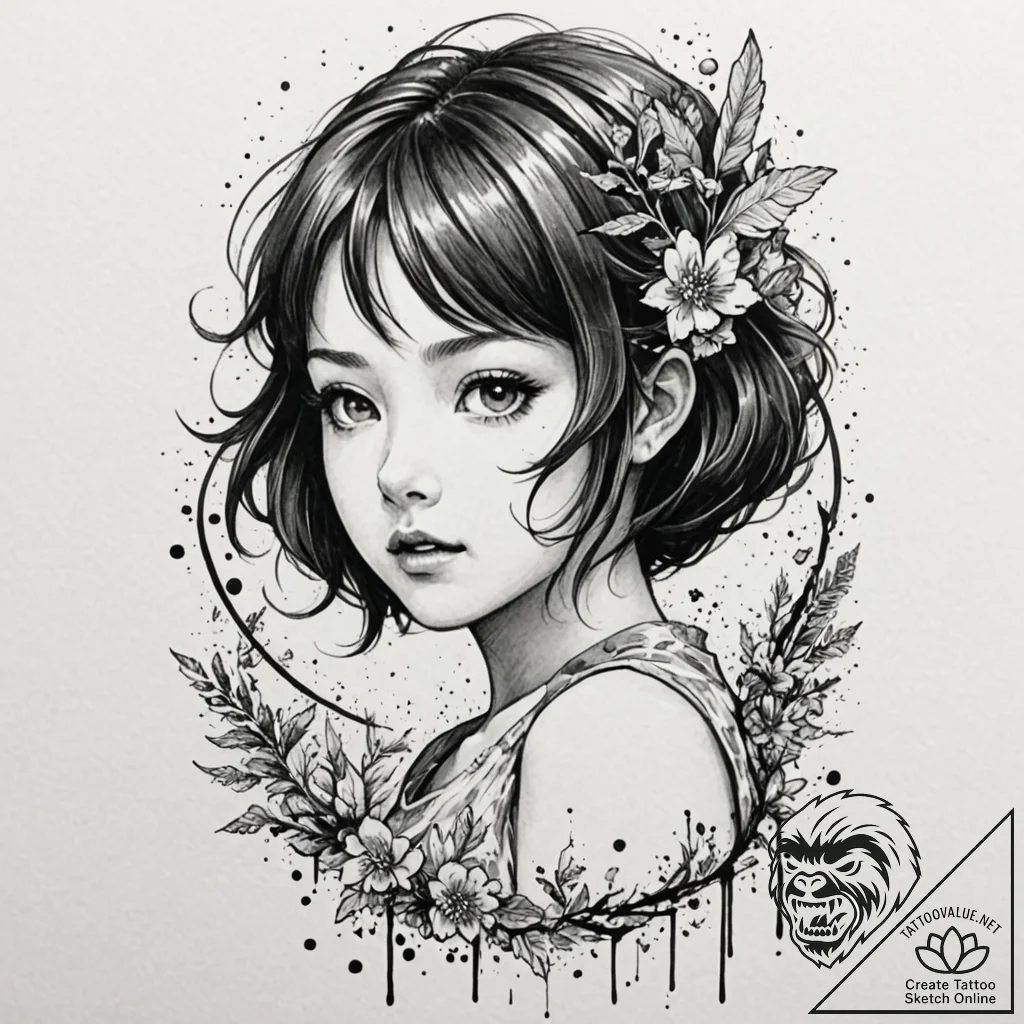 A trash polka composition of the horrors of w... - tattoo sketch (№1751197216_0, 29.06.2025 11:40) — tattoovalue.net