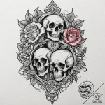 The alchemical symbols for the four elements,… – tattoo sketch (№1751200223_0, 29.06.2025 12:30) — tattoovalue.net