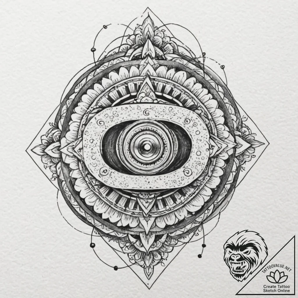 A retro cassette tape unspooling, ink illustr... - tattoo sketch (№1751200345_0, 29.06.2025 12:32) — tattoovalue.net