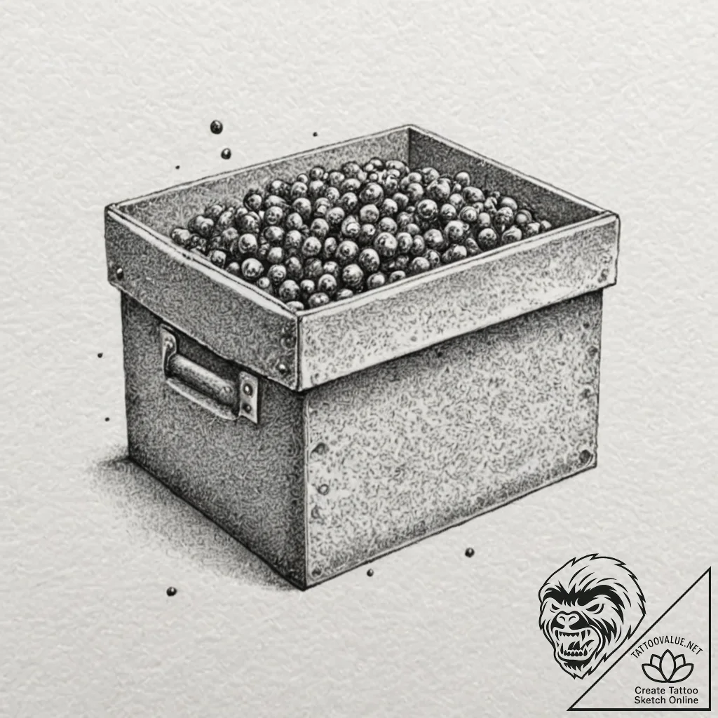 A graphic novel panel from se7en, "what's in... - tattoo sketch (№1751201412_0, 29.06.2025 12:50) — tattoovalue.net