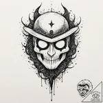 A watercolor tattoo of the rorschach test ink… – tattoo sketch (№1751201950_0, 29.06.2025 12:59) — tattoovalue.net