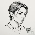 A neo-traditional portrait of the main charac… – tattoo sketch (№1751203985_0, 29.06.2025 13:33) — tattoovalue.net