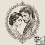A watercolor sketch of the main characters fr… – tattoo sketch (№1751205857_0, 29.06.2025 14:04) — tattoovalue.net