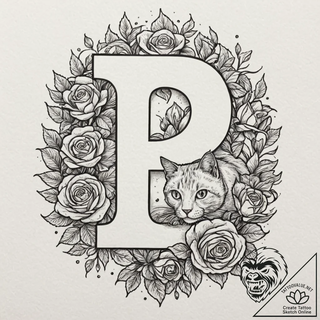 Schrodinger's cat (box with question mark), t... - tattoo sketch (№1751206314_0, 29.06.2025 14:11) — tattoovalue.net