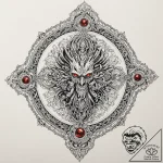 A graphic novel panel of the t-1000 emerging… – tattoo sketch (№1751206419_0, 29.06.2025 14:13) — tattoovalue.net