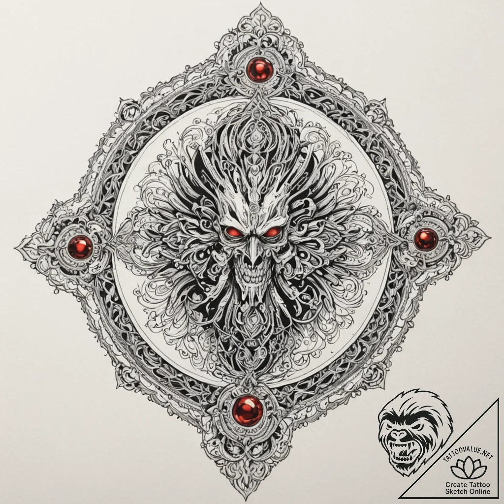 A graphic novel panel of the t-1000 emerging... - tattoo sketch (№1751206419_0, 29.06.2025 14:13) — tattoovalue.net