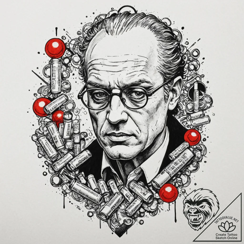 Neo-traditional portrait of morpheus, offerin... - tattoo sketch (№1751208213_0, 29.06.2025 14:43) — tattoovalue.net