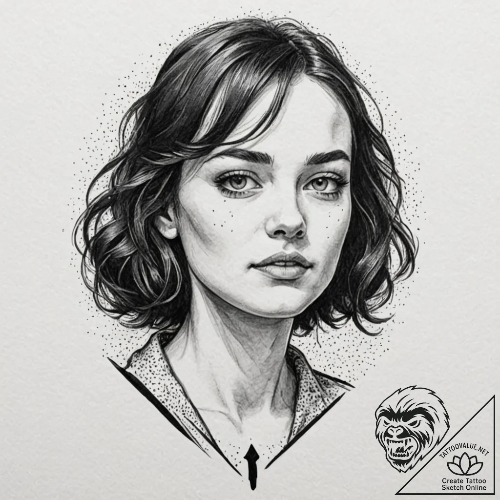 A sketch of the final, chilling photograph at... - tattoo sketch (№1751210593_0, 29.06.2025 15:23) — tattoovalue.net