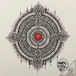 Labyrinth, tattoo sketch design, clean lines,… – tattoo sketch (№1751212466_0, 29.06.2025 15:54) — tattoovalue.net