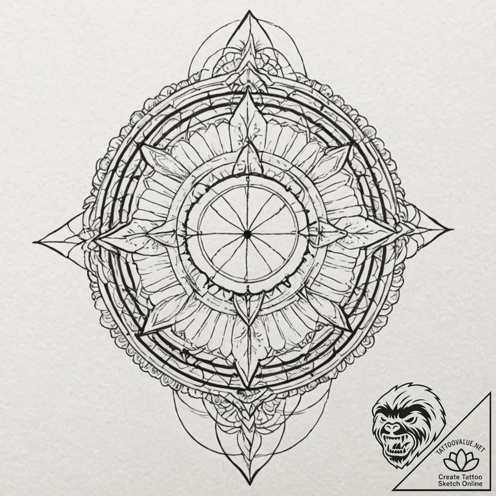 A linework design of the unsullied helmet., t... - tattoo sketch (№1751212686_0, 29.06.2025 15:58) — tattoovalue.net