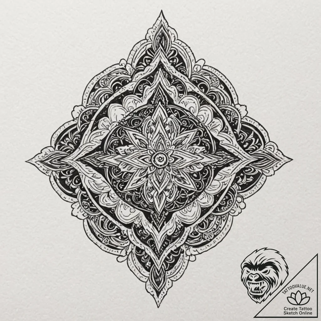 Card suits, tattoo drawing outline, masterpie... - tattoo sketch (№1751217483_0, 29.06.2025 17:18) — tattoovalue.net
