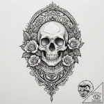 Faberge egg, concept art for tattoo, subtle d… – tattoo sketch (№1751217710_0, 29.06.2025 17:21) — tattoovalue.net