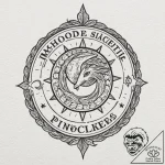 A linework tattoo of the moordale secondary s… – tattoo sketch (№1751218230_0, 29.06.2025 17:30) — tattoovalue.net