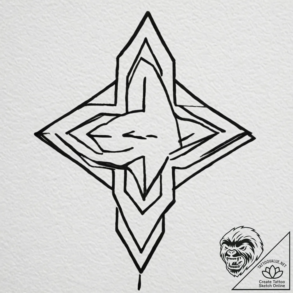 Sketch of a neon sign from the movie, e.g., "... - tattoo sketch (№1751221262_0, 29.06.2025 18:21) — tattoovalue.net