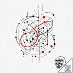 A linework tattoo of the morse code message f… – tattoo sketch (№1751221485_0, 29.06.2025 18:24) — tattoovalue.net