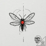 The firefly symbol from the last of us, tatto… – tattoo sketch (№1751221792_0, 29.06.2025 18:29) — tattoovalue.net