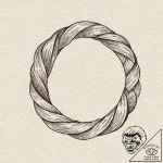 A mobius strip, tattoo sketch design, minimal… – tattoo sketch (№1751222089_0, 29.06.2025 18:34) — tattoovalue.net