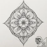 Iris, tattoo sketch design, geometric tattoo… – tattoo sketch (№1751222617_0, 29.06.2025 18:43) — tattoovalue.net