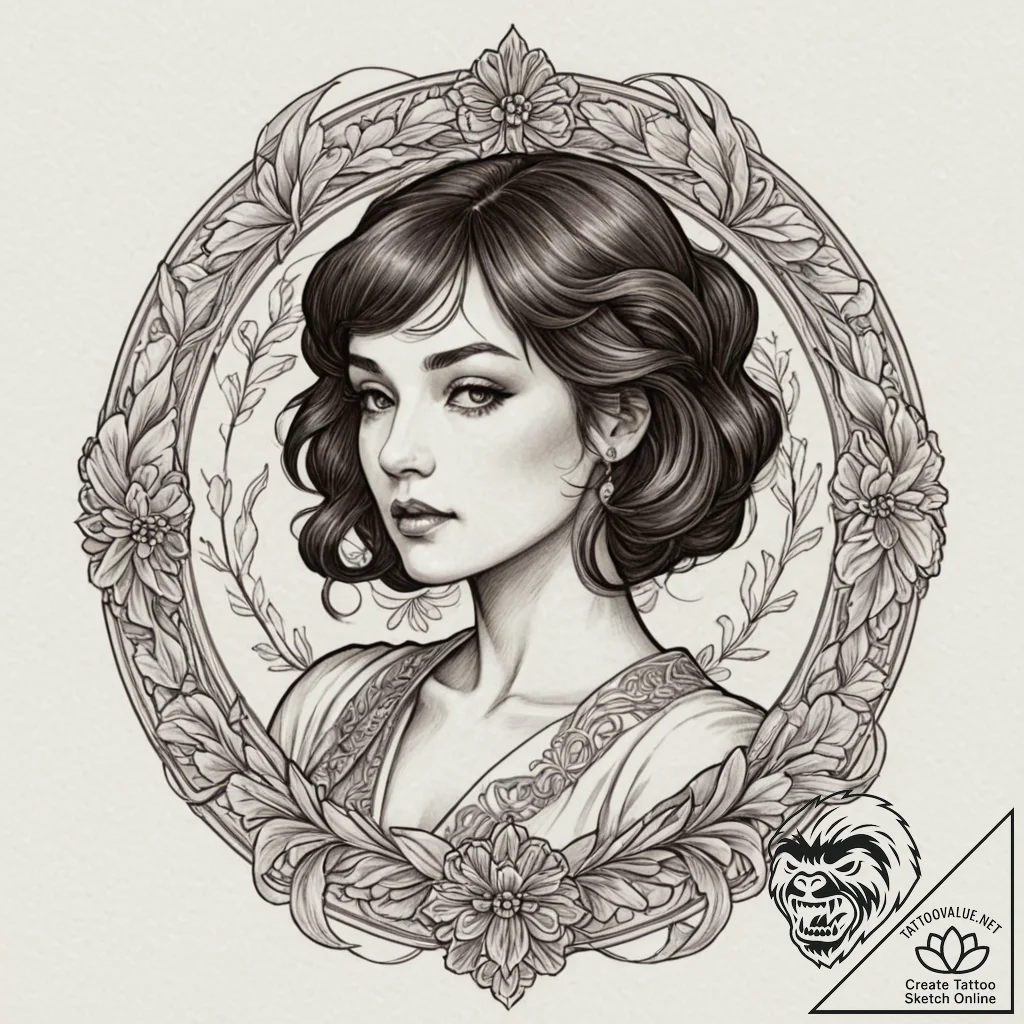 A vinyl record, tattoo sketch design, moderat... - tattoo sketch (№1751223052_0, 29.06.2025 18:50) — tattoovalue.net