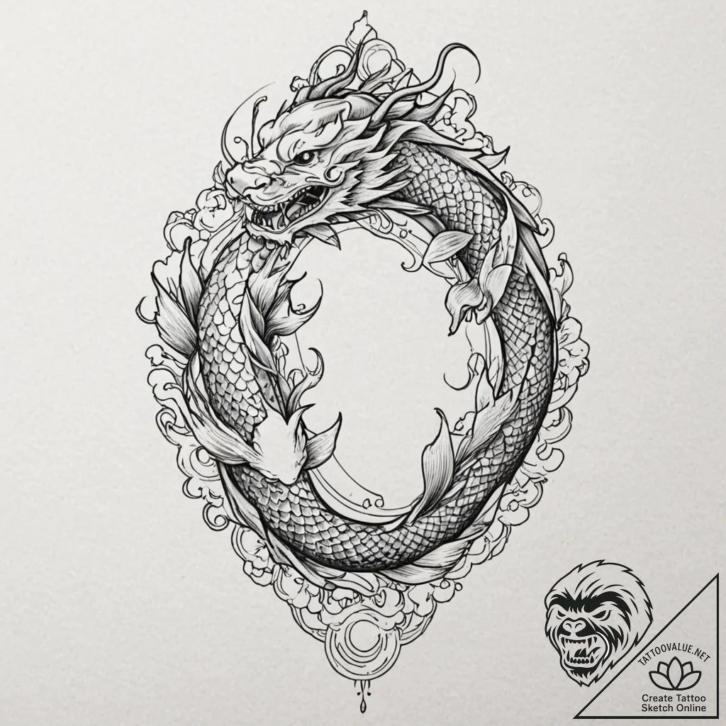 World map, tattoo drawing outline, irezumi ja... - tattoo sketch (№1751223609_0, 29.06.2025 19:00) — tattoovalue.net