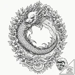 Yggdrasil (tree of life), concept art for tat… – tattoo sketch (№1751223849_0, 29.06.2025 19:04) — tattoovalue.net