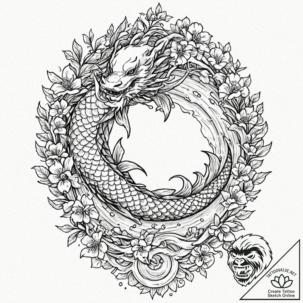 Yggdrasil (tree of life), concept art for tat... - tattoo sketch (№1751223849_0, 29.06.2025 19:04) — tattoovalue.net