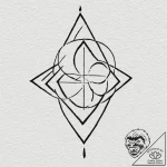 абстракция, геометрия и символы, tattoo sketc… – tattoo sketch (№1751224266_0, 29.06.2025 19:11) — tattoovalue.net