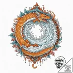 A linework tattoo of the reverse bear trap fr… – tattoo sketch (№1751224599_0, 29.06.2025 19:16) — tattoovalue.net