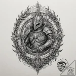 The dark sign (from dark souls), tattoo sketc… – tattoo sketch (№1751225558_0, 29.06.2025 19:32) — tattoovalue.net