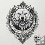 The sigils from game of thrones (e.g., stark… – tattoo sketch (№1751229104_0, 29.06.2025 20:31) — tattoovalue.net