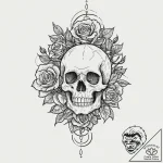 Lightbulb with a plant growing inside, tattoo… – tattoo sketch (№1751229852_0, 29.06.2025 20:44) — tattoovalue.net