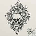 A linework tattoo of the “rating” system from… – tattoo sketch (№1751230057_0, 29.06.2025 20:47) — tattoovalue.net