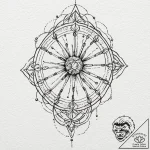 Bacteriophage, tattoo flash sheet design, stu… – tattoo sketch (№1751230395_0, 29.06.2025 20:53) — tattoovalue.net