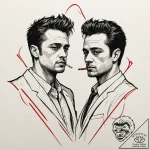 A neo-traditional tattoo of the main characte… – tattoo sketch (№1751233378_0, 29.06.2025 21:42) — tattoovalue.net