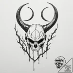 40. neo-traditional design of the mythosaur s… – tattoo sketch (№1751233608_0, 29.06.2025 21:46) — tattoovalue.net