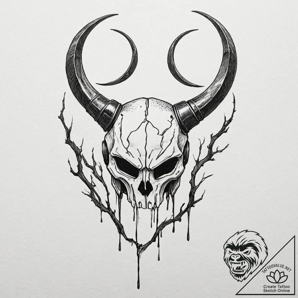 40. neo-traditional design of the mythosaur s... - tattoo sketch (№1751233608_0, 29.06.2025 21:46) — tattoovalue.net