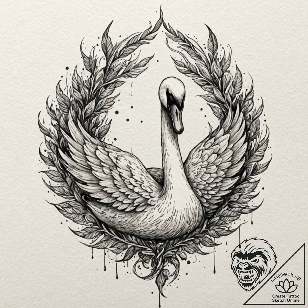 A neo-traditional tattoo of the main characte... - tattoo sketch (№1751236007_0, 29.06.2025 22:26) — tattoovalue.net