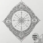 Binary code pattern, artistic tattoo sketch,… – tattoo sketch (№1751236951_0, 29.06.2025 22:42) — tattoovalue.net
