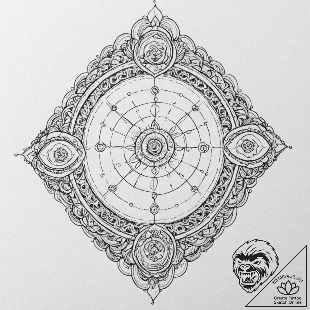 Binary code pattern, artistic tattoo sketch,... - tattoo sketch (№1751236951_0, 29.06.2025 22:42) — tattoovalue.net