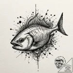 Piranha, artistic tattoo sketch, rough sketch… – tattoo sketch (№1751237741_0, 29.06.2025 22:55) — tattoovalue.net