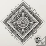 A linework tattoo of the lament configuration… – tattoo sketch (№1751238663_0, 29.06.2025 23:11) — tattoovalue.net