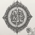 A chicano lettering tattoo of “evil is evil…. – tattoo sketch (№1751238882_0, 29.06.2025 23:14) — tattoovalue.net