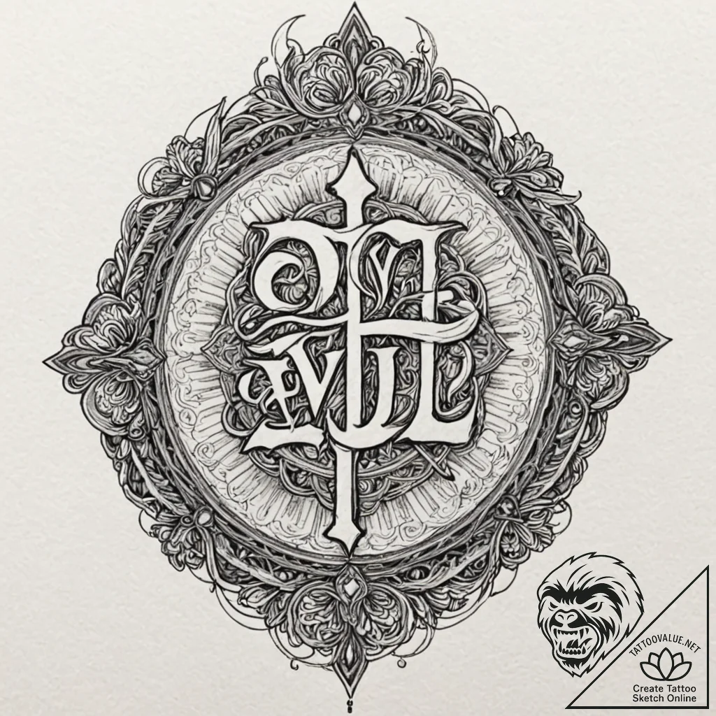 A chicano lettering tattoo of "evil is evil.... - tattoo sketch (№1751238882_0, 29.06.2025 23:14) — tattoovalue.net