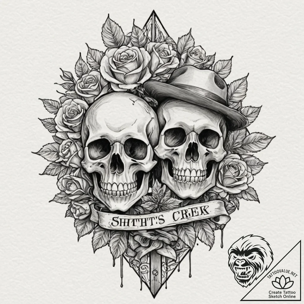A watercolor sketch of the main characters fr... - tattoo sketch (№1751241861_0, 30.06.2025 00:04) — tattoovalue.net