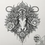 Sleipnir, odin’s eight-legged horse, tattoo l… – tattoo sketch (№1751242080_0, 30.06.2025 00:08) — tattoovalue.net