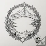 властелин колец (the lord of the rings) & хоб… – tattoo sketch (№1751243999_0, 30.06.2025 00:39) — tattoovalue.net