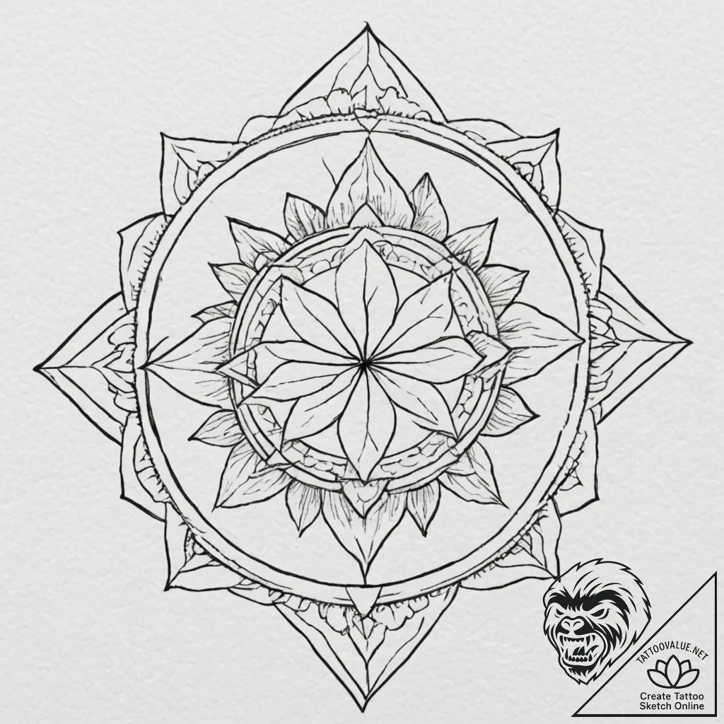A graphic novel portrait of the main characte... - tattoo sketch (№1751244636_0, 30.06.2025 00:50) — tattoovalue.net