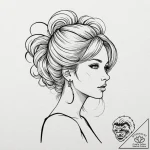A sketch of the main character from her, with… – tattoo sketch (№1751245174_0, 30.06.2025 00:59) — tattoovalue.net