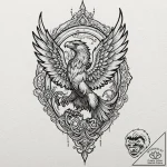 Griffin, tattoo sketch design, subtle drop sh… – tattoo sketch (№1751245398_0, 30.06.2025 01:03) — tattoovalue.net
