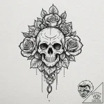 поп-культура (игры, аниме, фильмы), tattoo dr… – tattoo sketch (№1751246058_0, 30.06.2025 01:14) — tattoovalue.net
